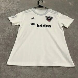 DC United Jersey Mens Medium White Adidas 2019 MLS Soccer Jersey